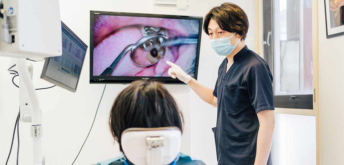 初めてご来院の方に診療の流れをご案内します