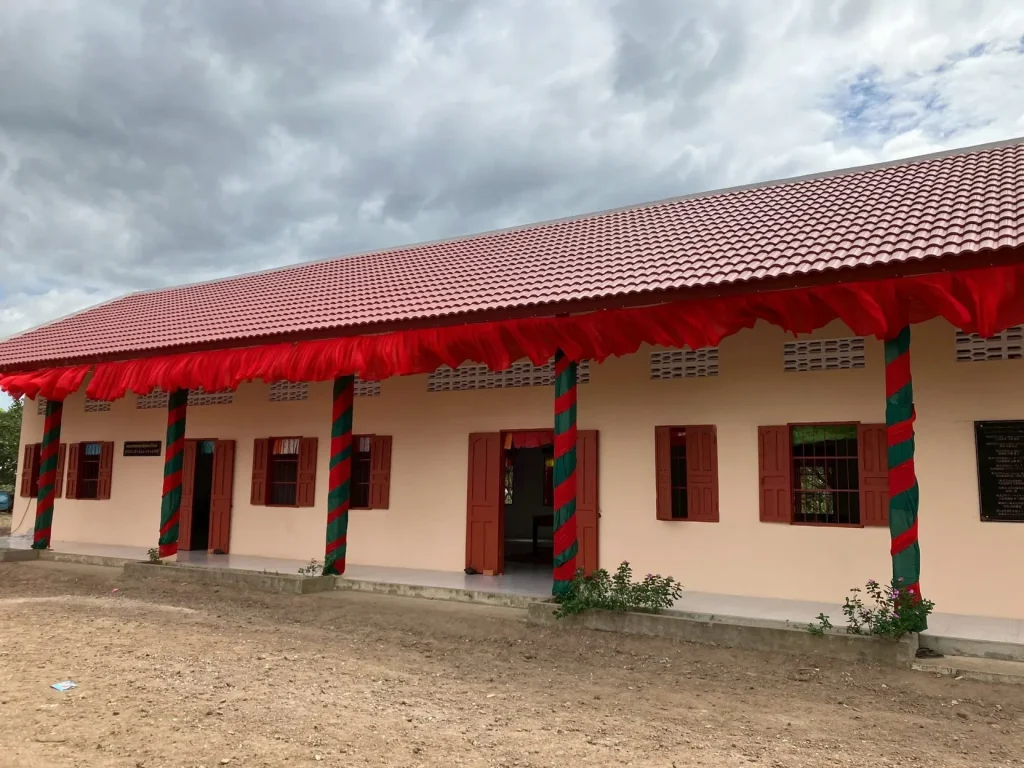 カンボジアで建設された小学校の開校式典に参加してきました！